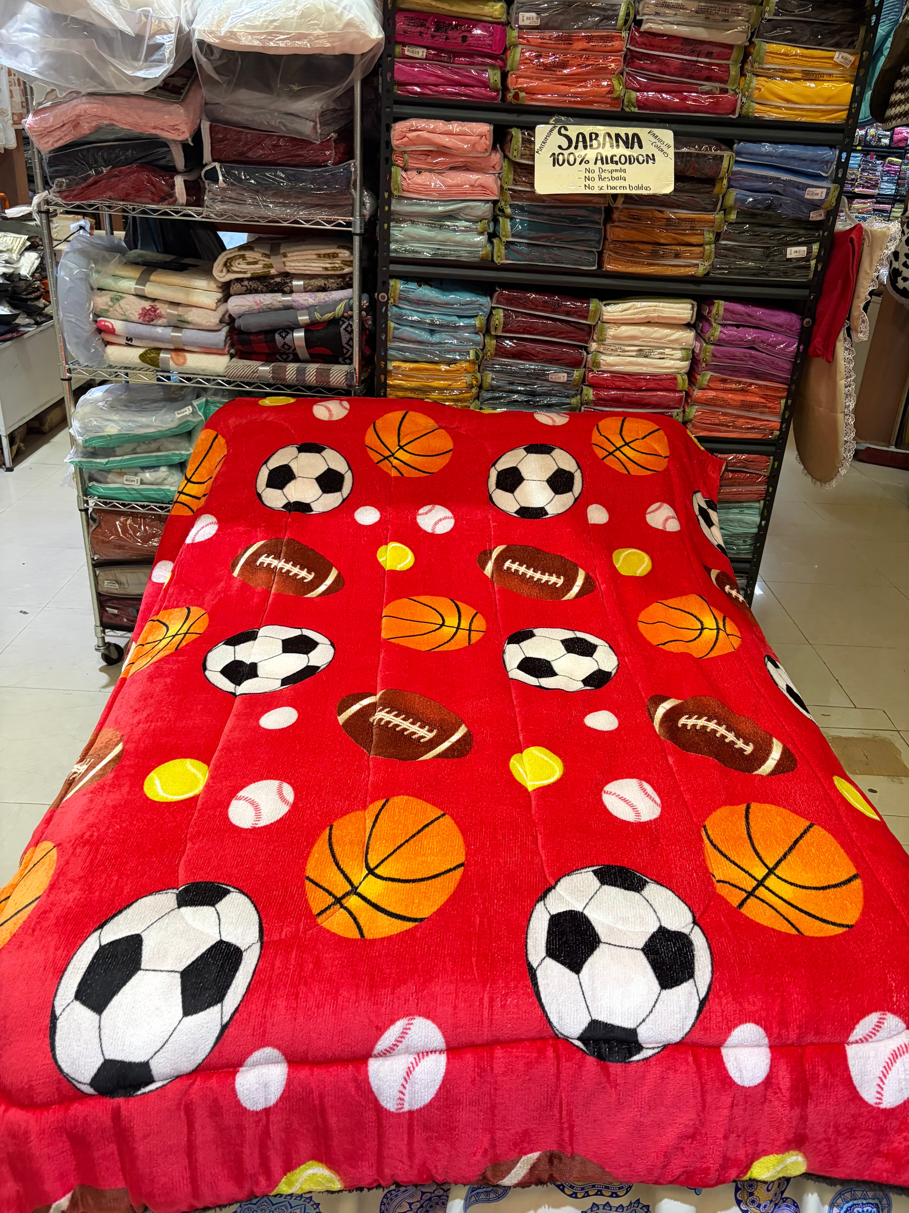Cobertor de Borreguita Estampado