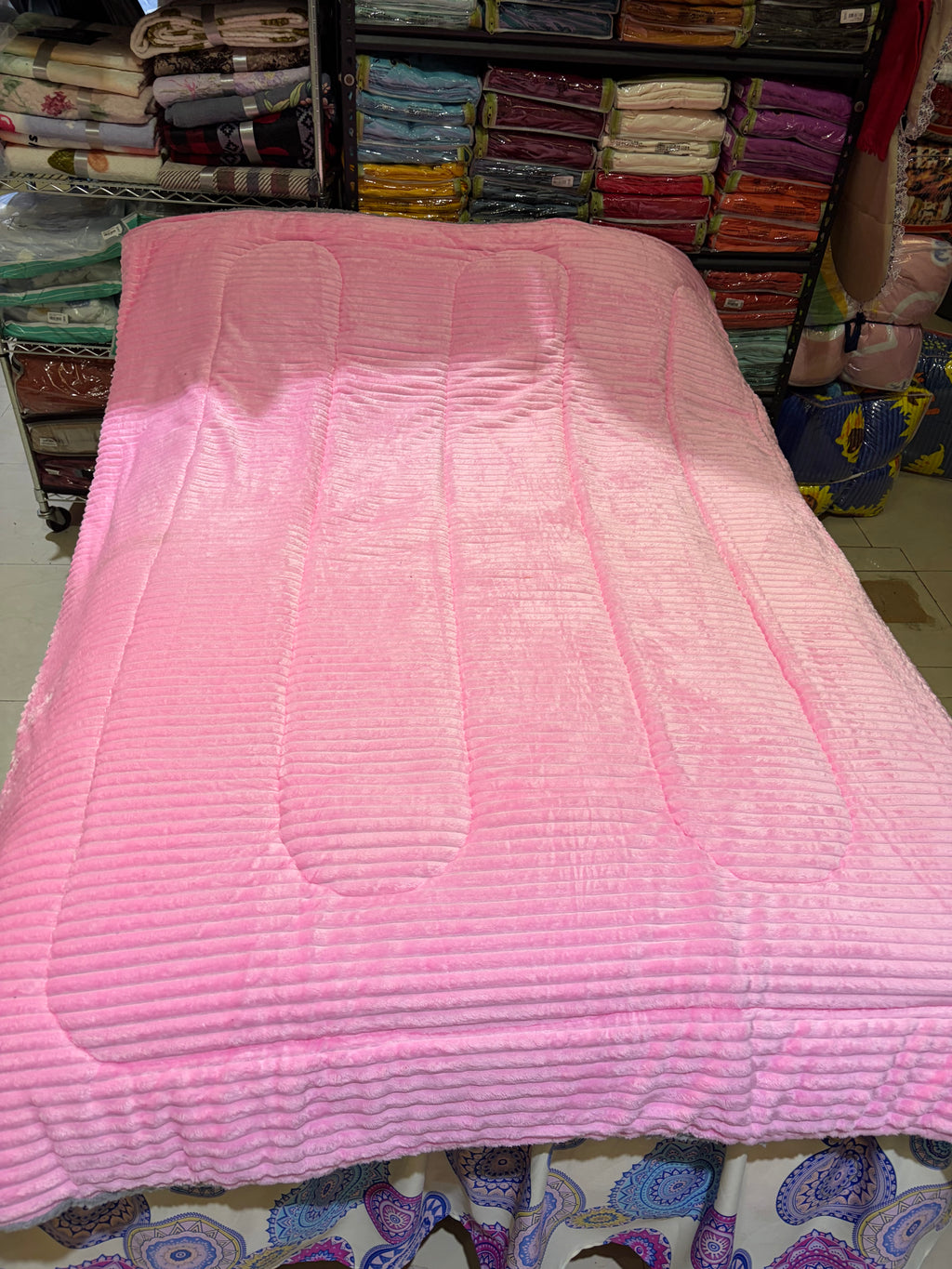 Cobertor Surcos de Borreguita Liso