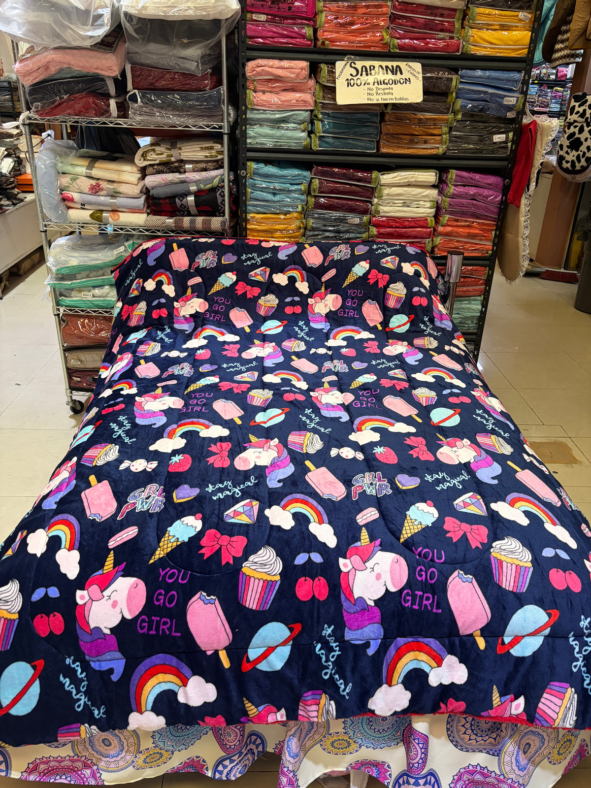 Cobertor de Borreguita Estampado