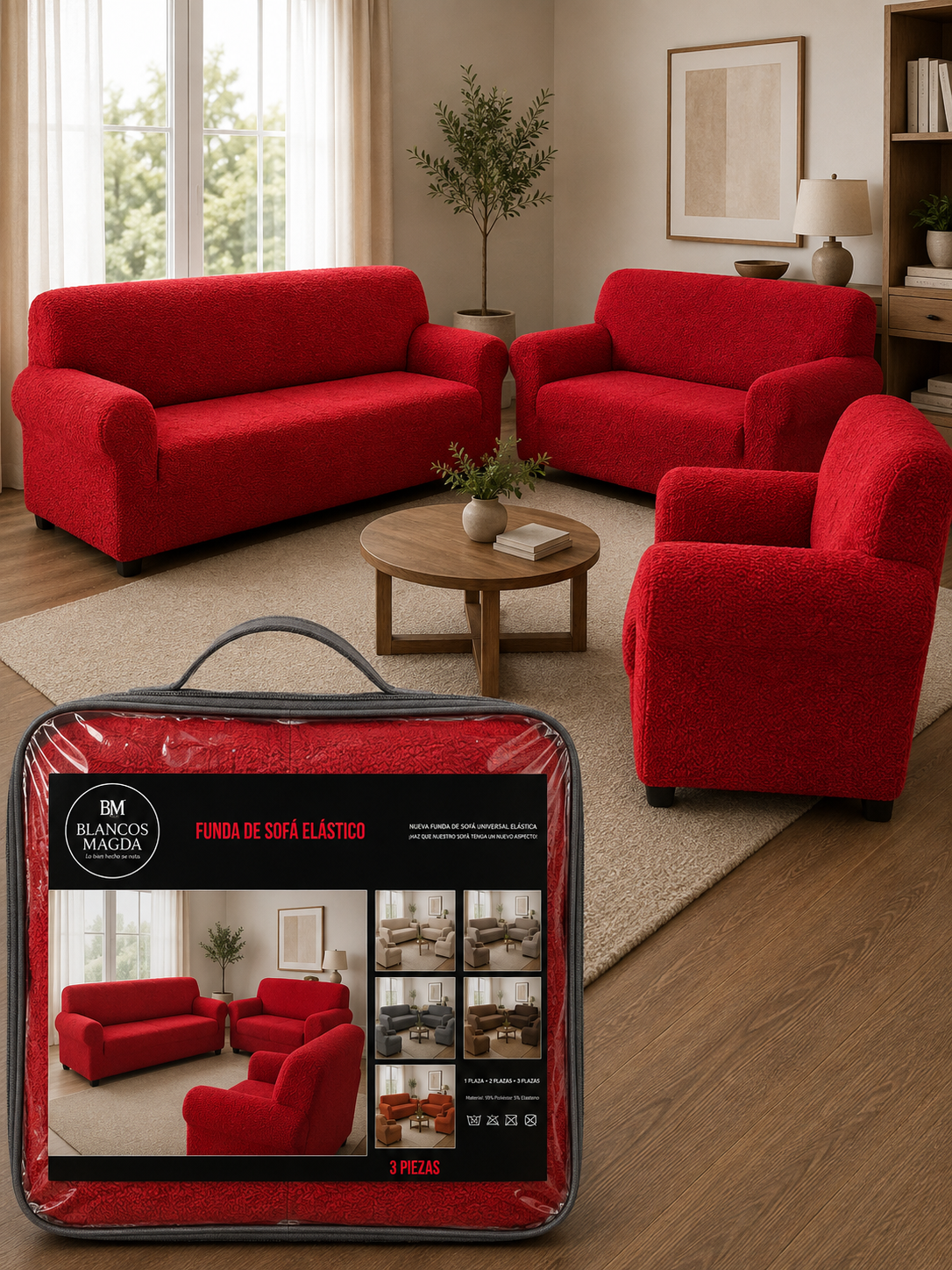 Cubresala Elástico Ajustable – Modelo Premium