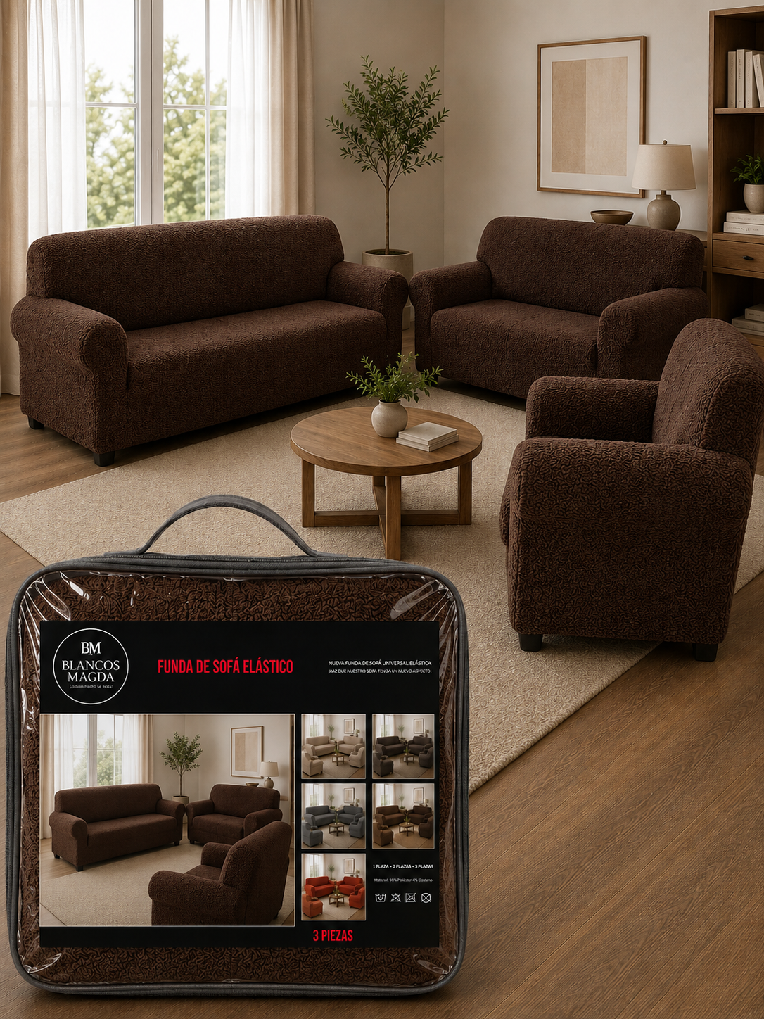 Cubresala Elástico Ajustable – Modelo Premium
