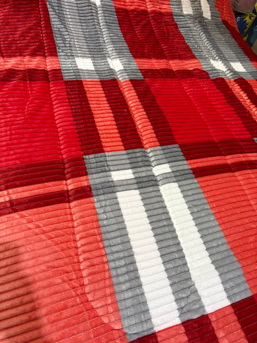Cobertor Surcos Borreguita Estampado