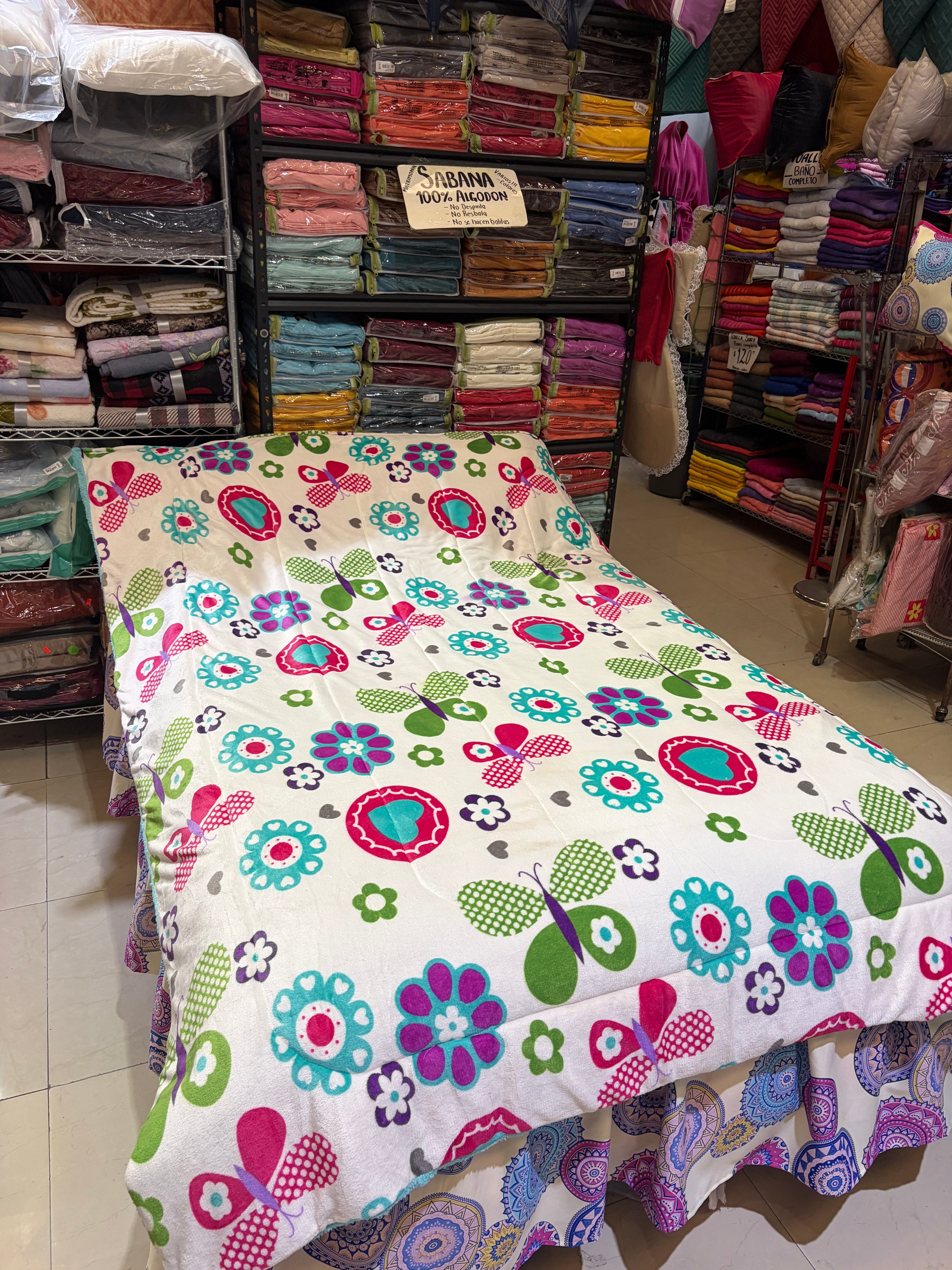 Cobertor de Borreguita Estampado