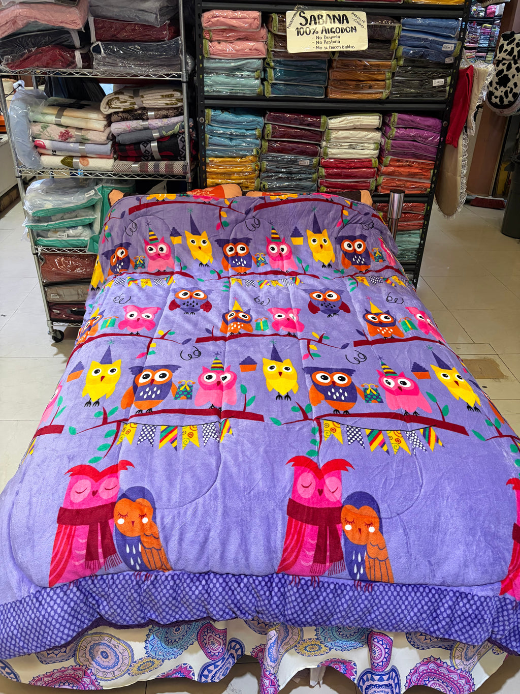 Cobertor de Borreguita Estampado