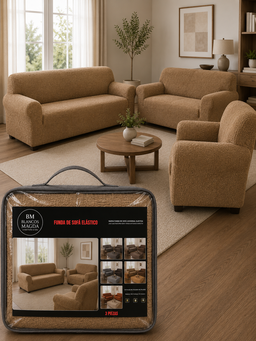 Cubresala Elástico Ajustable – Modelo Premium