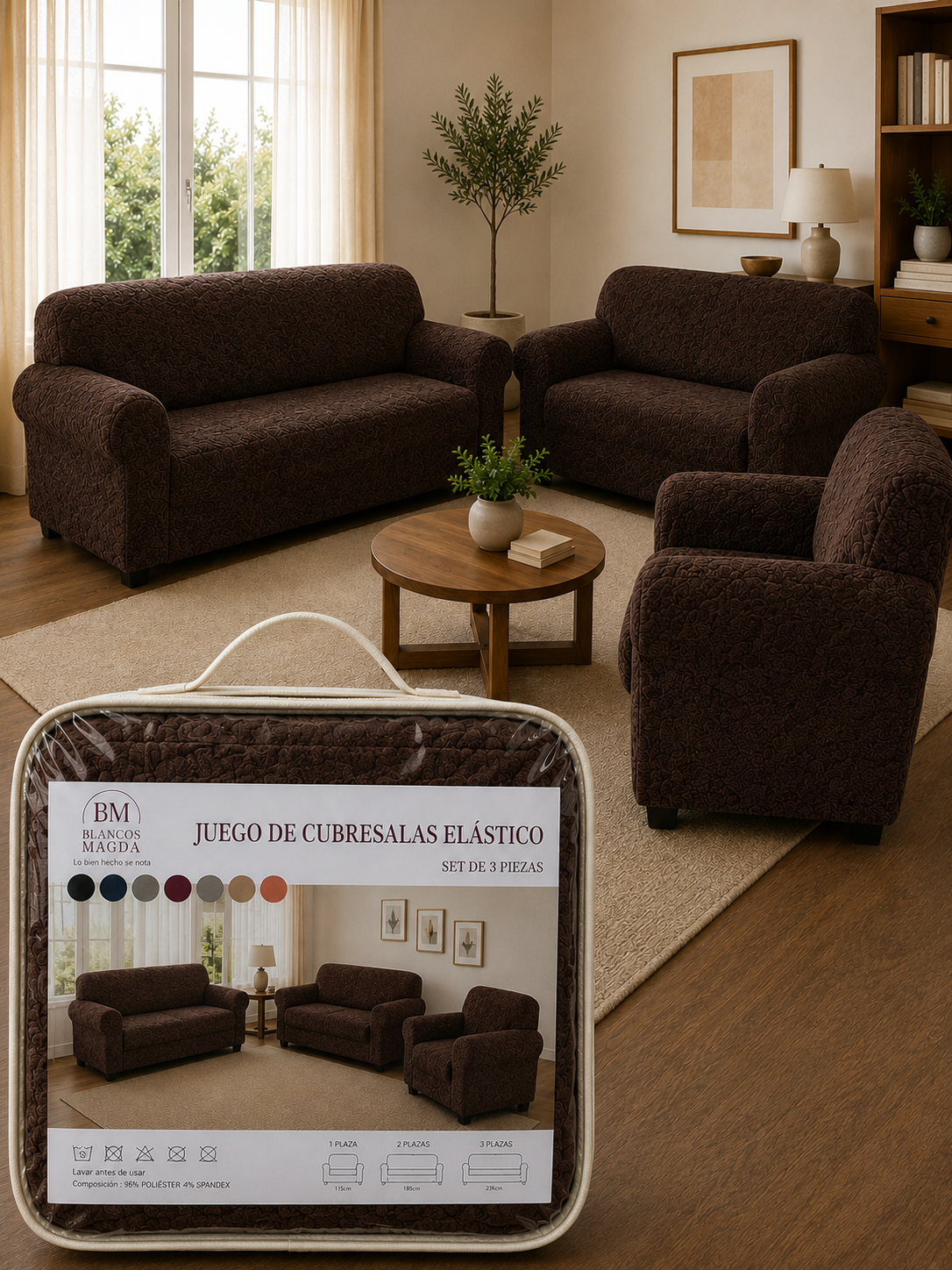 Cubresala Elástico Ajustable – Modelo Deluxe